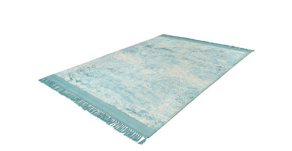 FLACHWEBETEPPICH 80/150 cm Dolce Vita 125 Petrol  - Petrol, Design, Textil (80/150cm) - Novel