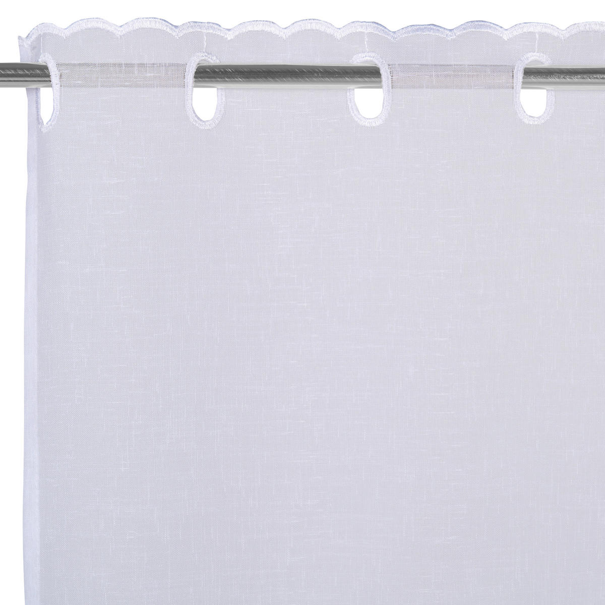 KURZGARDINE    50/140 cm  - Weiß, Basics, Textil (50/140cm) - Esposa