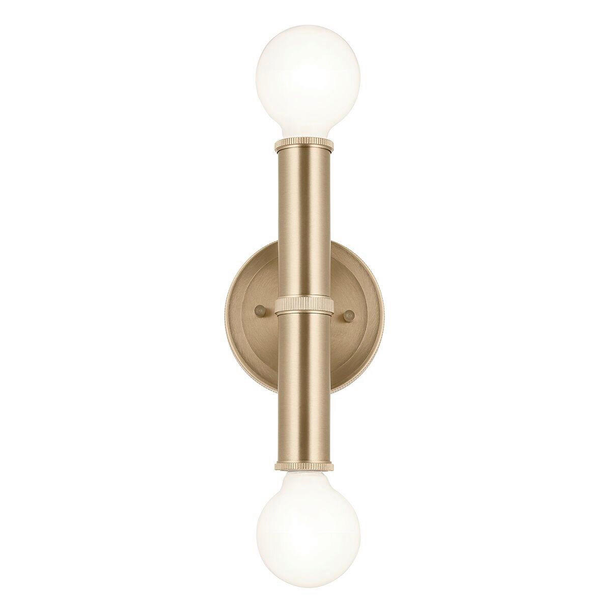 BADEZIMMER-WANDLEUCHTE Torche 42/12,7/10,2 cm  - Champagner, KONVENTIONELL, Metall (42/12,7/10,2cm) - Elstead Lighting