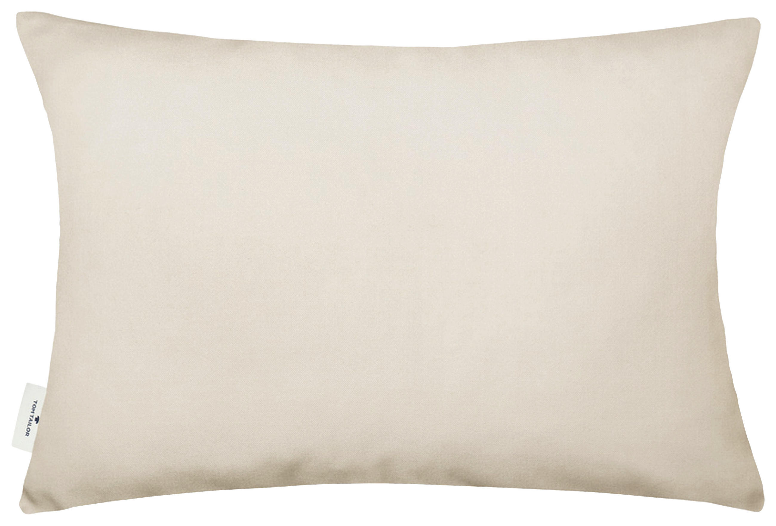 KUDDFODRAL Dove Signature 40/60 cm  - sandfärgad/naturfärgad, Klassisk, textil (40/60cm) - Tom Tailor