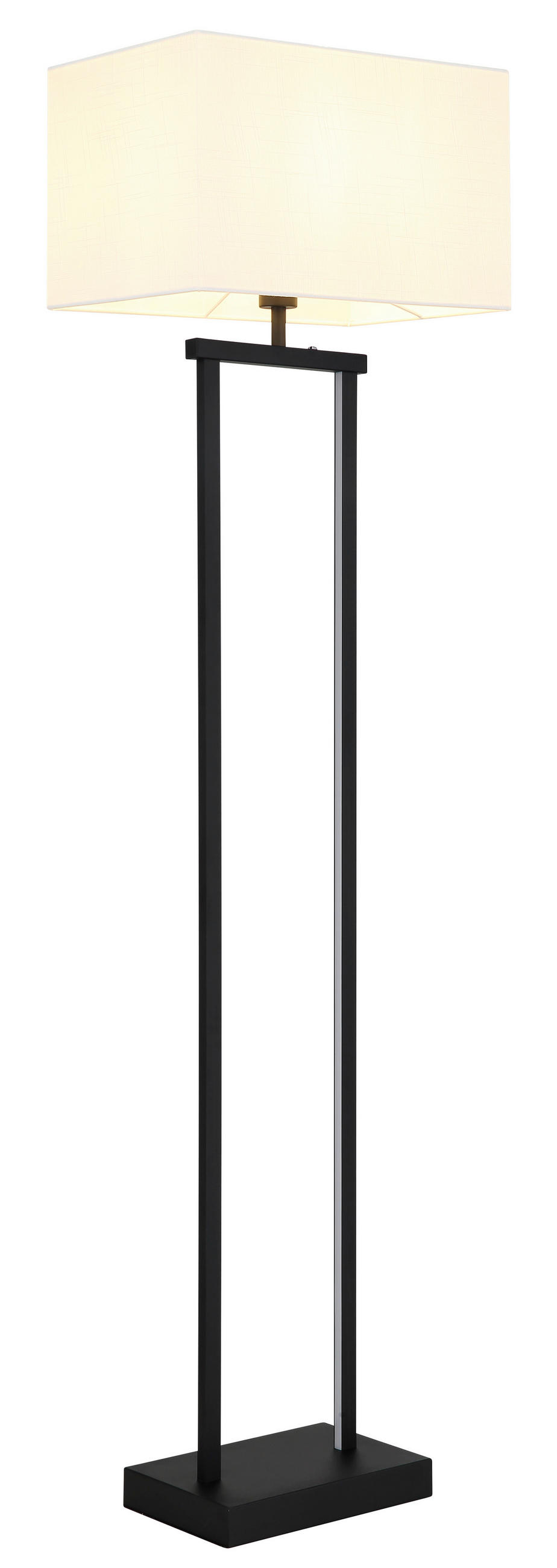 LED SVJETILJKA PODNA Sydney  - bijela/crna, Design, tekstil/metal (40/27/153cm) - Globo