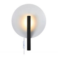 WANDLEUCHTE  31,6 cm  - Schwarz/Weiß, Design, Metall (31,6cm) - Nordlux
