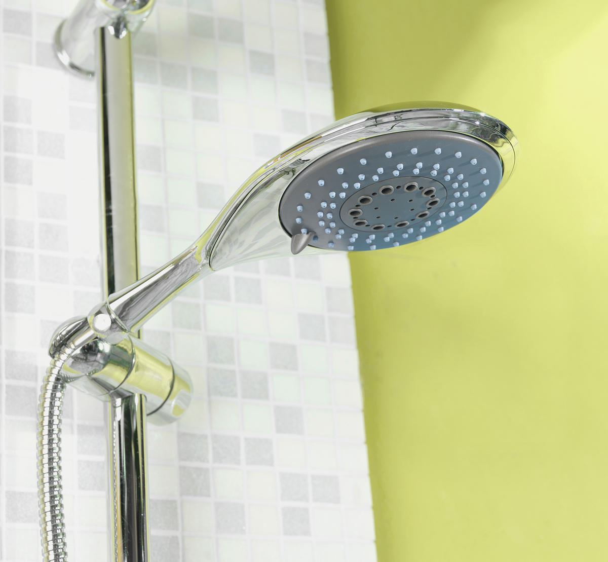Brausegarnitur Tropic  - Chromfarben, Kunststoff - Schütte