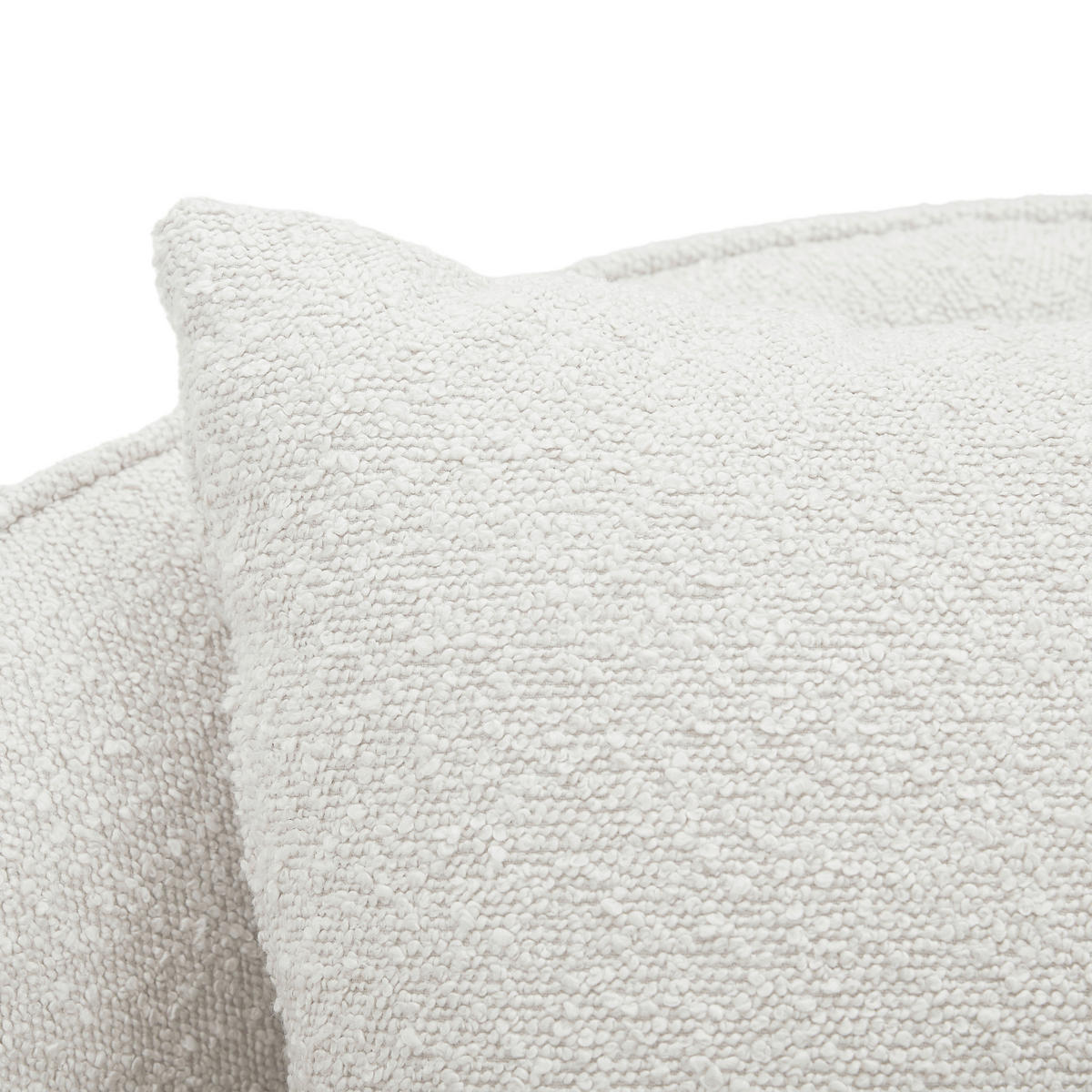 SESSEL in Bouclé Weiß  - Naturfarben/Weiß, KONVENTIONELL, Holz/Textil (106/88/83cm) - Max Winzer