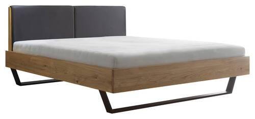 POSTEĽ, 180/200 cm, farba duba - farba duba/antracitová, Modern, kov/drevo (180/200cm) - MID.YOU
