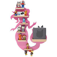 KINDERREGAL  - Pink, Modern, Holzwerkstoff (39/50/19cm) - Livetastic