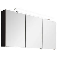 SPIEGELSCHRANK 120/68,7/15 cm  - Chromfarben/Dunkelgrau, Design, Glas/Holzwerkstoff (120/68,7/15cm) - Novel