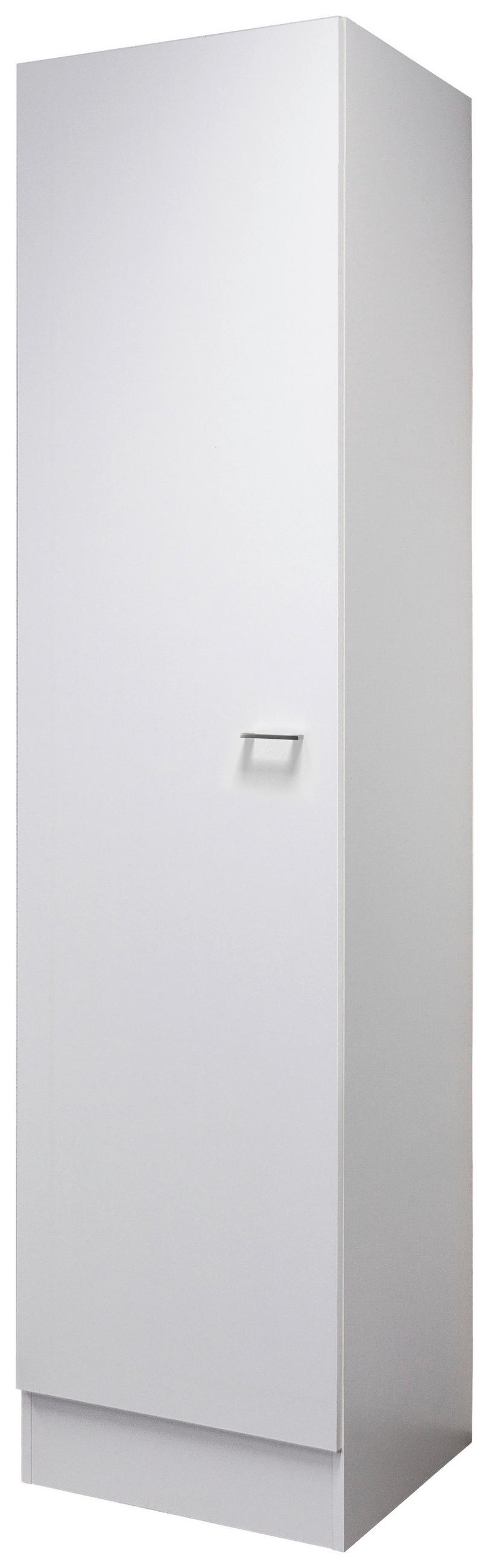 GESCHIRRSCHRANK 50/200/57 cm  in Weiß  - Alufarben/Weiß, KONVENTIONELL, Holzwerkstoff/Kunststoff (50/200/57cm) - FlexWell