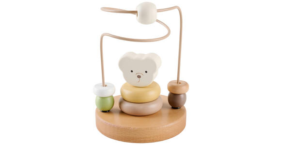 MOTORIKSPIEL  - Creme/Braun, Basics, Holz/Holzwerkstoff (10,7/15,8cm) - My Baby Lou