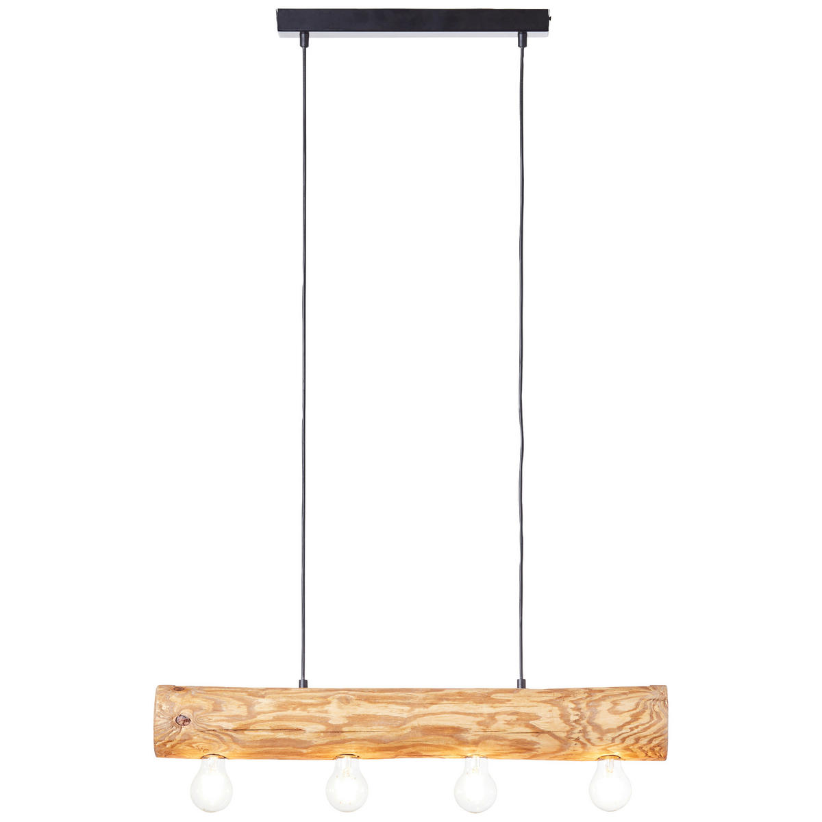 HÄNGELEUCHTE  - Kieferfarben, Natur, Holz/Metall (105/70/10cm) - Brilliant