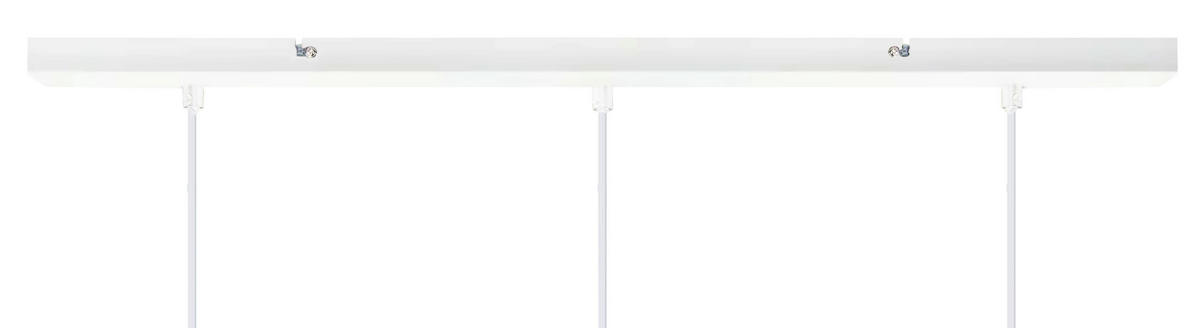 LUSTER    16,5/75/150 cm    - bela, Dizajnerski, metal (16,5/75/150cm)