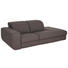 RECAMIERE Echtleder Braun - Chromfarben/Braun, Design, Leder/Metall (211/74/113cm) - Joop!