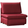 SCHLAFSESSEL in Flachgewebe Weinrot  - Weinrot, Design, Textil (90/89/83cm) - Novel