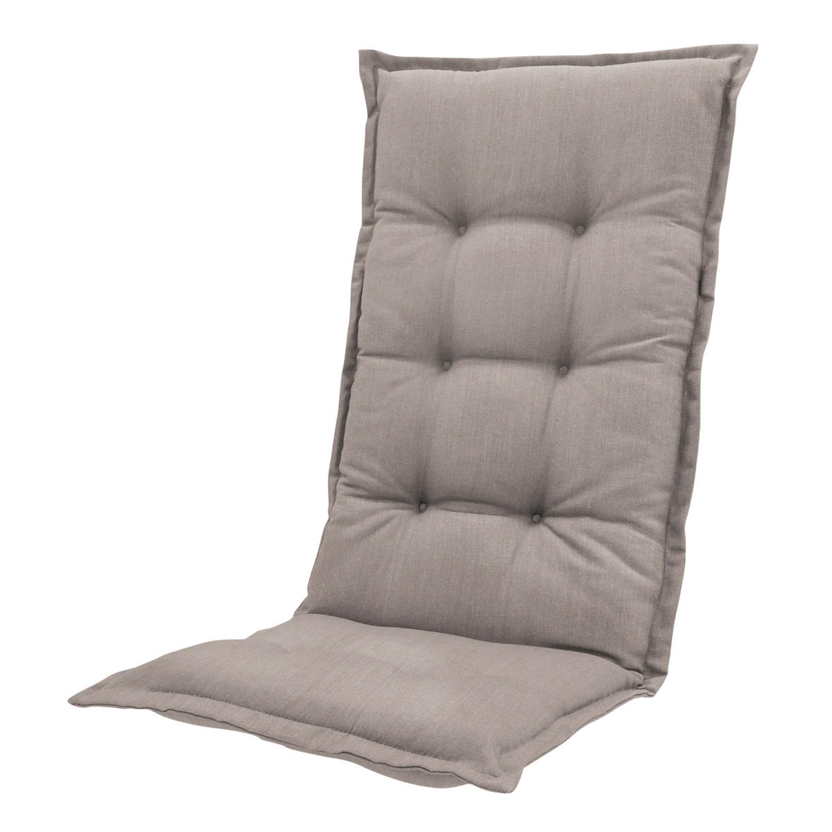 SESSELAUFLAGE in Taupe  - Taupe, MODERN, Textil (50/2/123cm) - Gardenson