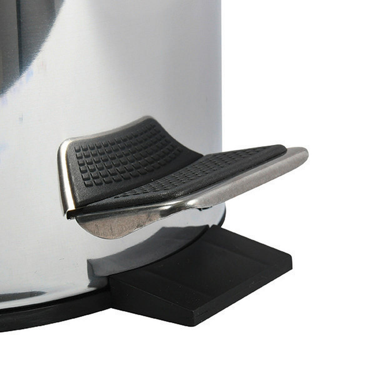 ABFALLSAMMLER 30 l  Metall  - Silberfarben/Schwarz, Basics, Kunststoff/Metall (29,5/63,5/29,5cm) - Spirella