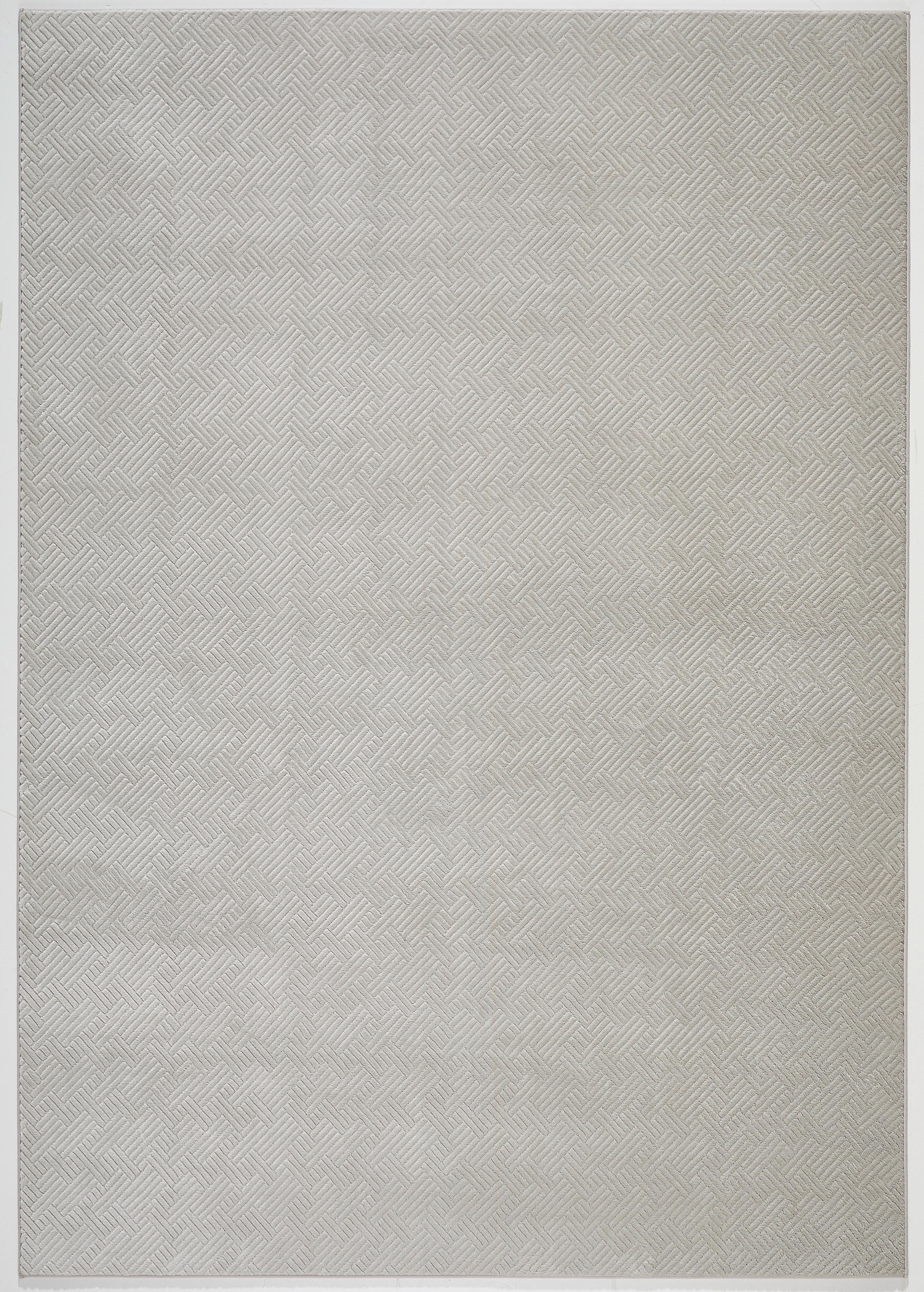 WEBTEPPICH 67/130 cm Silberfarben  - Silberfarben, Design, Textil (67/130cm) - Novel