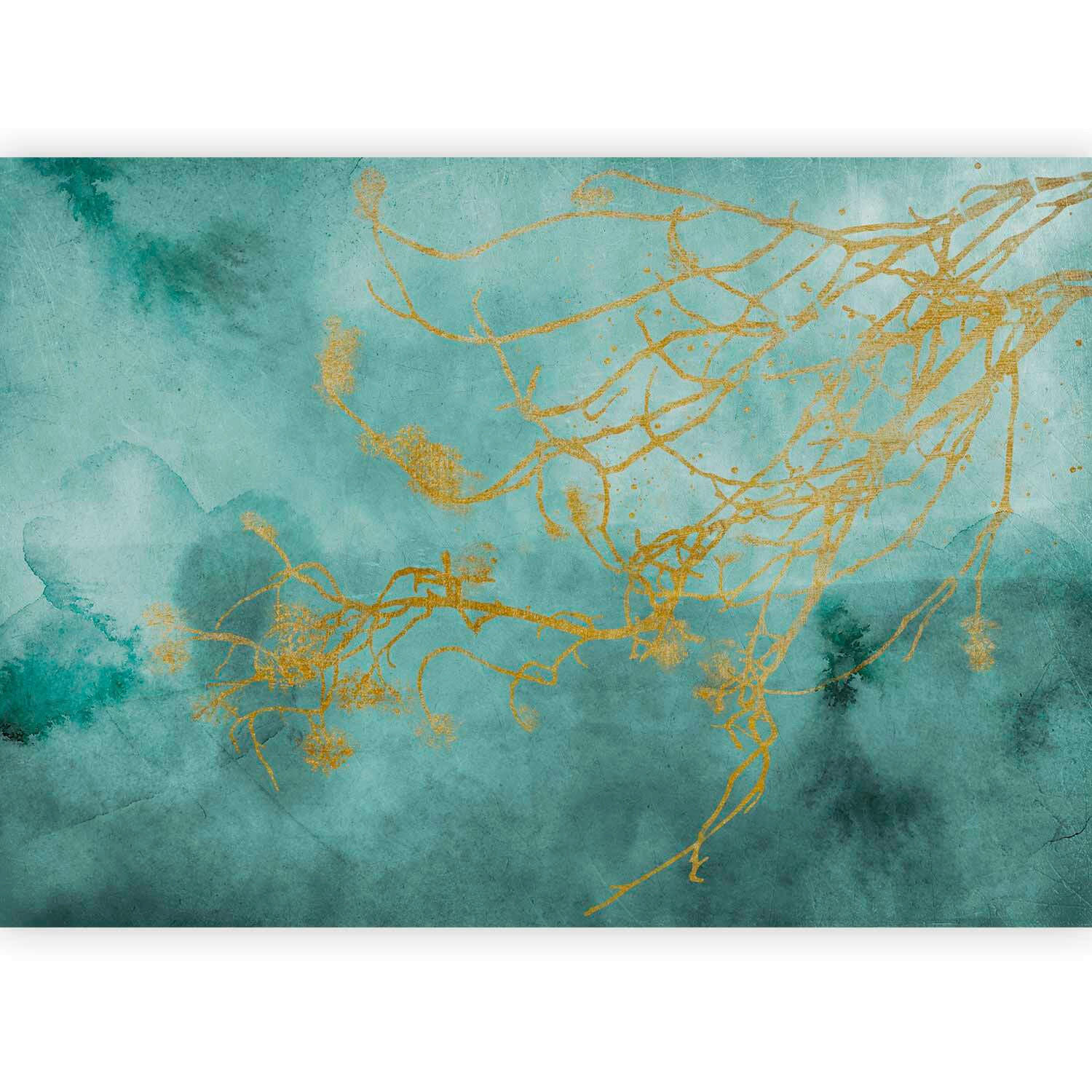 artgeist Fototapete Grün, Honig 200x140 cm