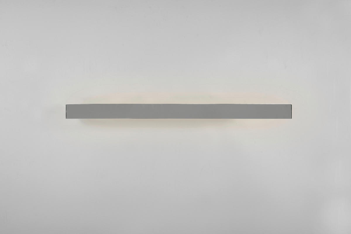 BADEZIMMER-WANDLEUCHTE   - Chromfarben/Weiß, Basics, Kunststoff/Metall (3,6/90/8cm) - Trio Leuchten