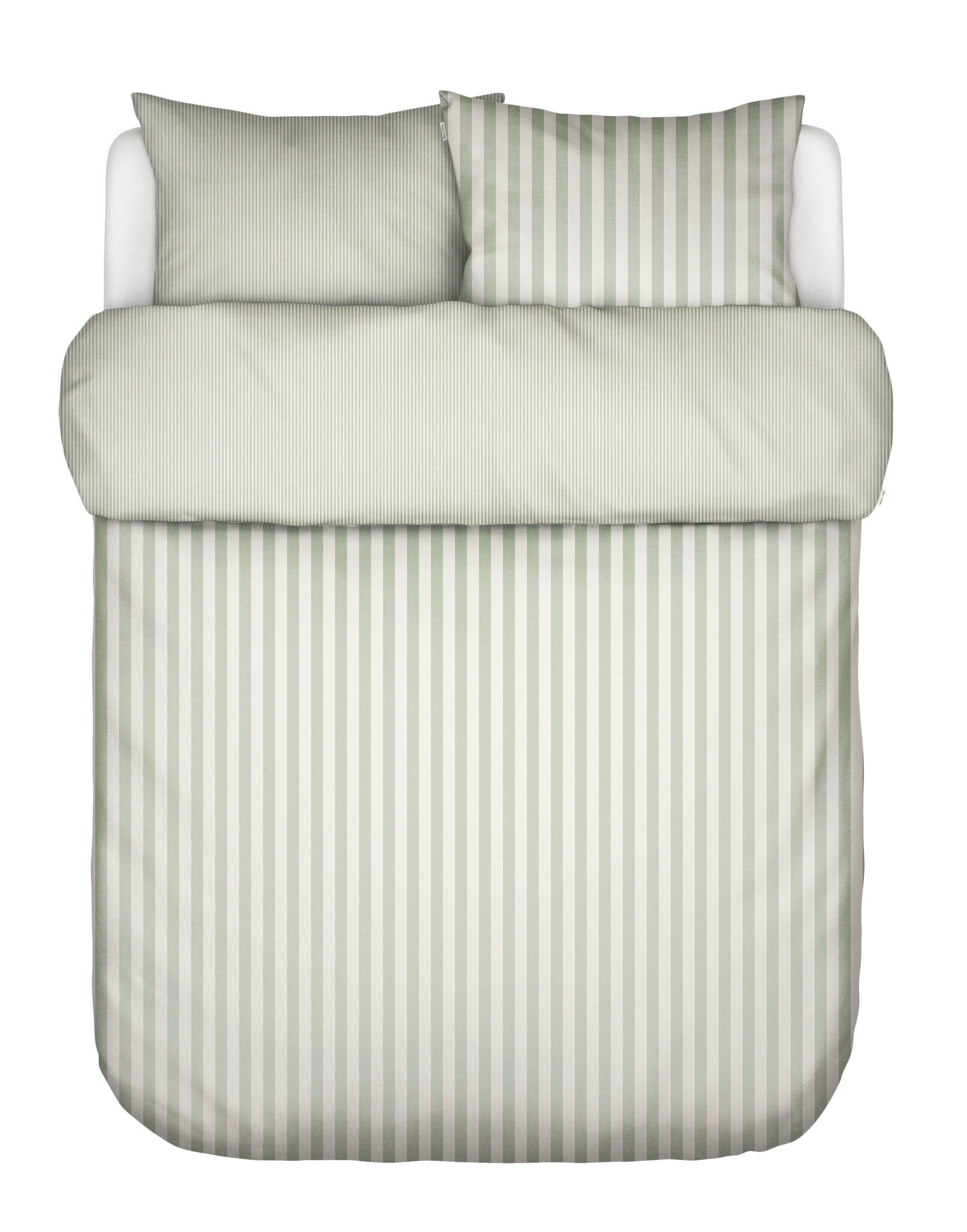 Marc O'Polo Bettwäsche Classic Stripe Hellgrün 200x200 cm