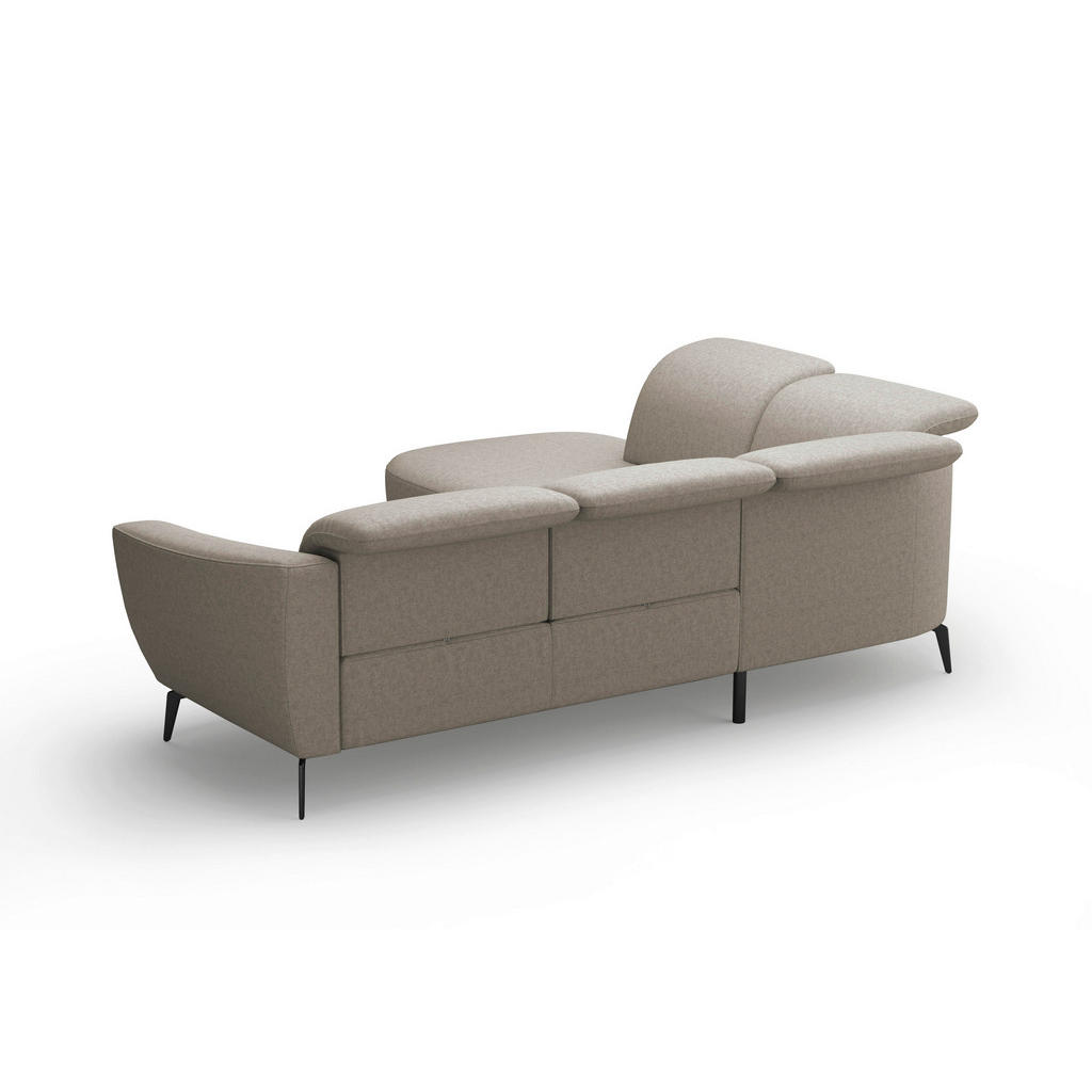 Thumbnail - Sit & More Ecksofa ZOE E, Taupe, Textil, 5-Sitzer, Ottomane links, L-Form, 300x267 cm, Goldenes M, Oeko-Tex® Standard 10...