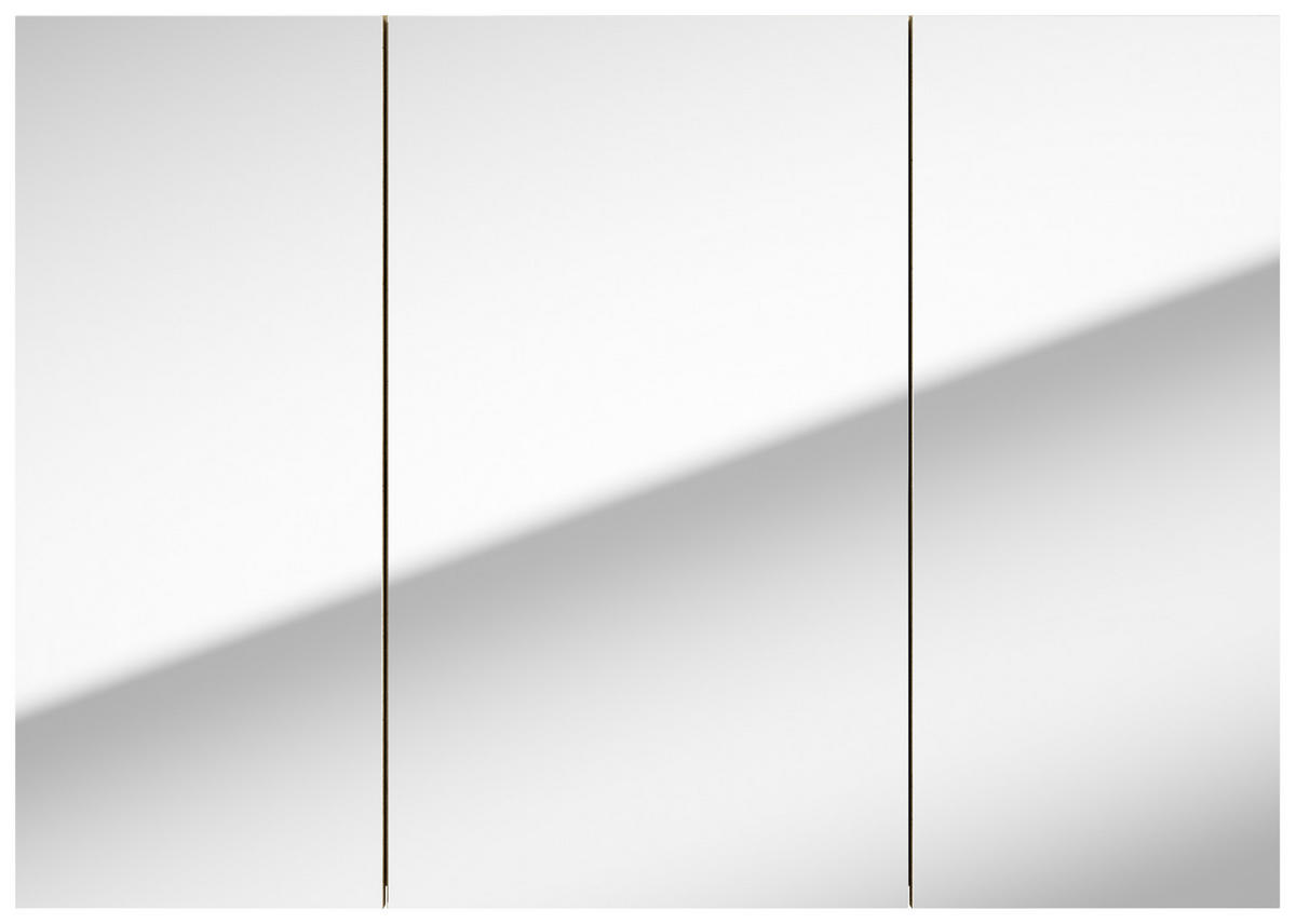 SPIEGELSCHRANK 85/60/15 cm  - Eichefarben/Erlefarben, KONVENTIONELL, Glas/Holzwerkstoff (85/60/15cm) - MID.YOU
