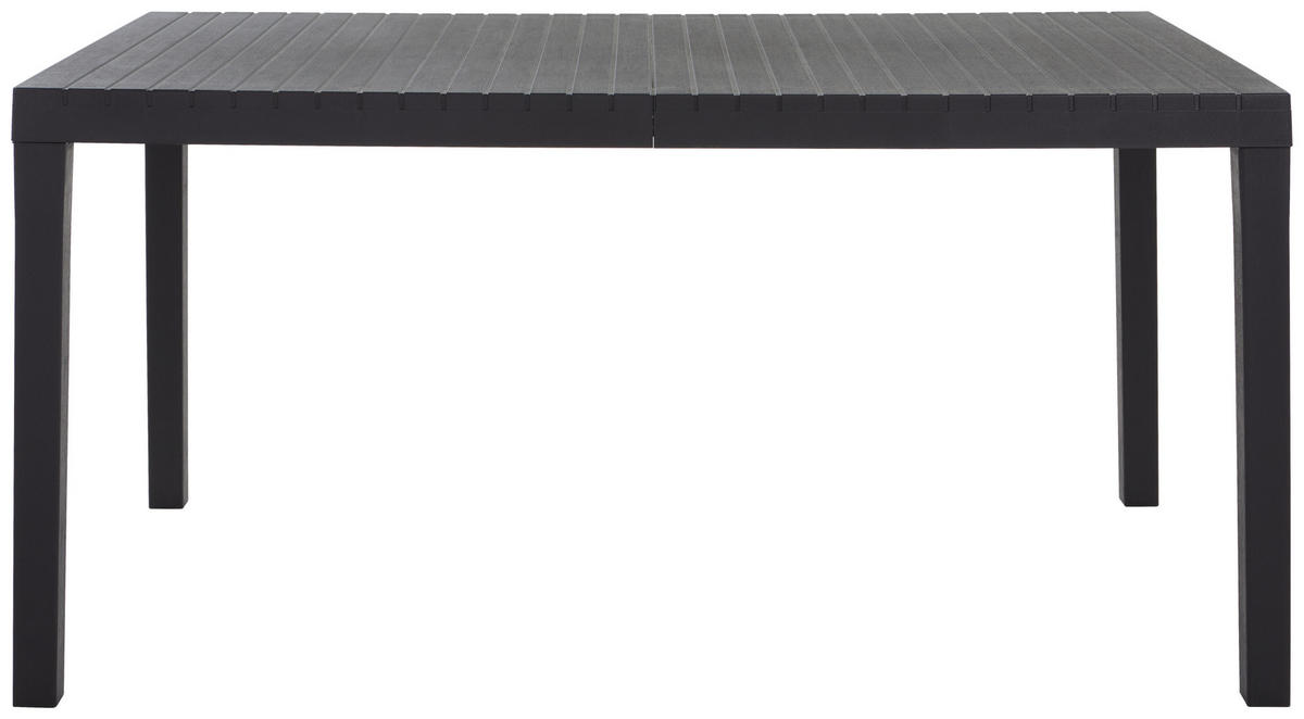 GARTENTISCH 150-220/90/72 cm Kunststoff rechteckig  - Anthrazit, Basics, Kunststoff (150-220/90/72cm) - Ambia Garden