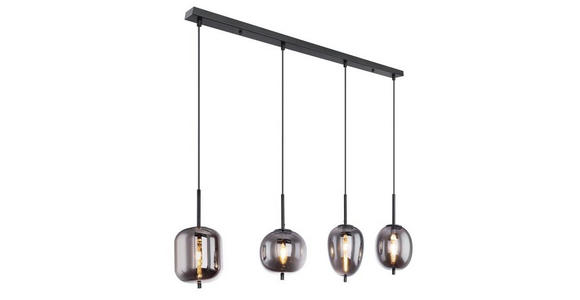 HÄNGELEUCHTE 100/18,5/120 cm  - LIFESTYLE, Glas/Metall (100/18,5/120cm) - Dieter Knoll