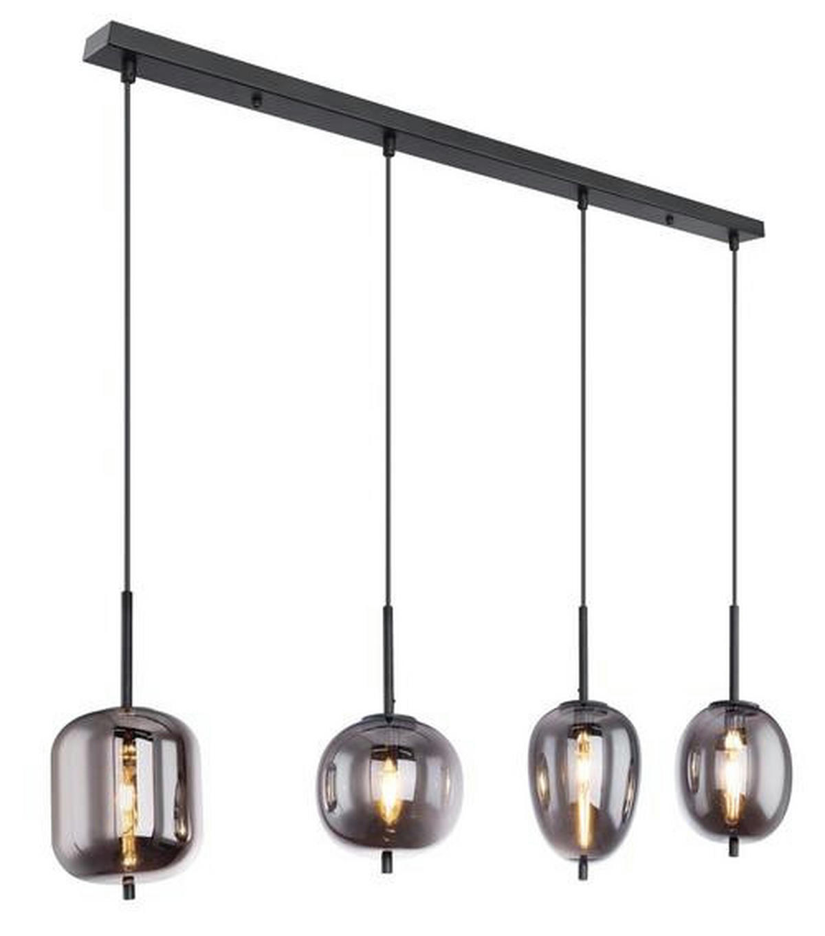 FÜGGŐLÁMPA 100/18,5/120 cm  - Lifestyle, Üveg/fém (100/18,5/120cm) - Dieter Knoll