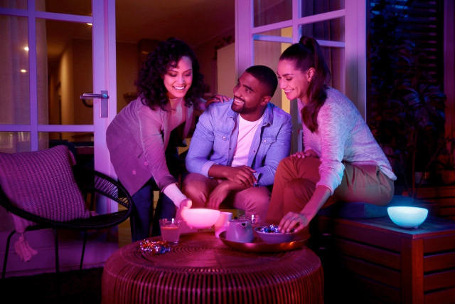 LED-DEKOLEUCHTE - Weiss, Design, Kunststoff (15ml) - Philips HUE