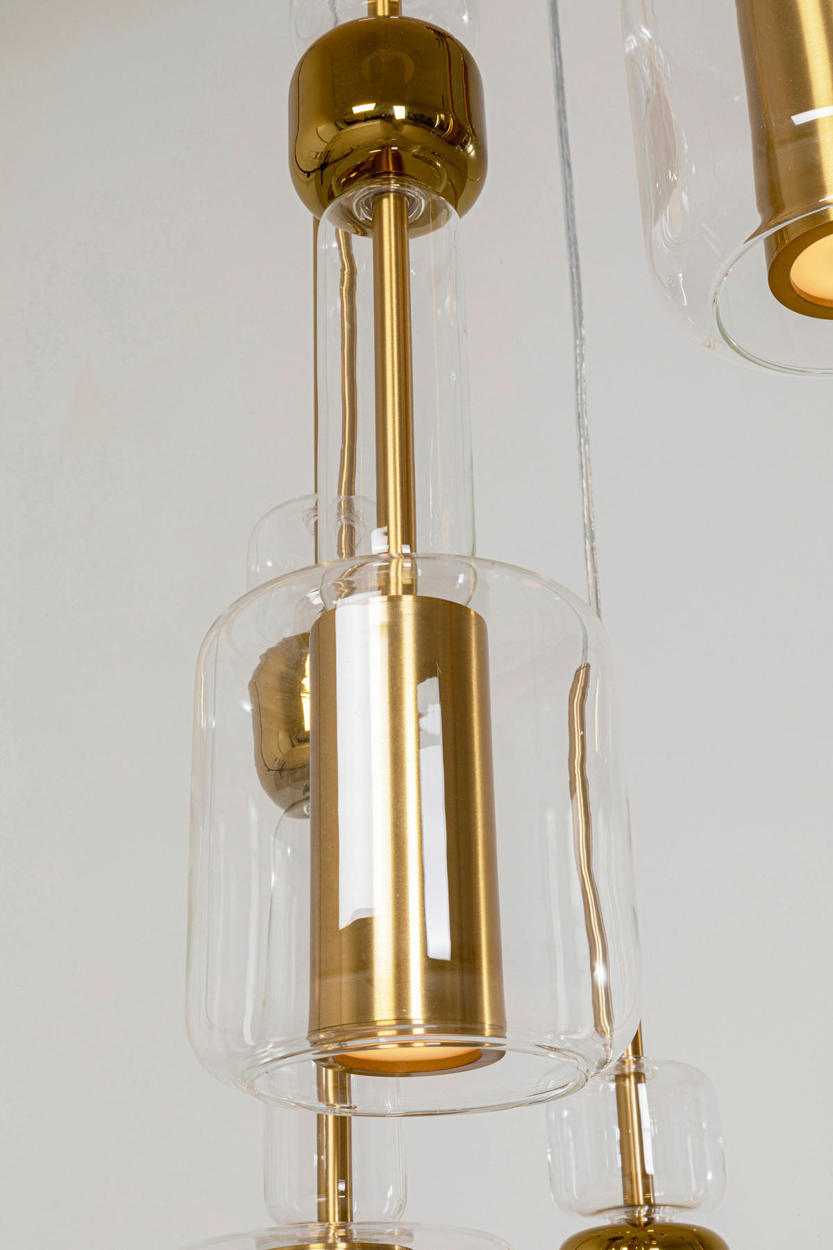 HÄNGELEUCHTE Candy Bar 44/160/44 cm   - MODERN, Glas/Metall (44/160/44cm) - Kare-Design