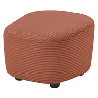 HOCKER Cord Orange  - Schwarz/Orange, Design, Kunststoff/Textil (54/41/57cm) - SetOne by Musterring