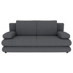 SCHLAFSOFA in Mikrofaser Dunkelgrau  - Dunkelgrau/Schwarz, KONVENTIONELL, Kunststoff/Textil (212/93/90cm) - Carryhome