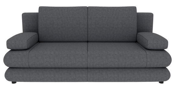 SCHLAFSOFA  in Mikrofaser Dunkelgrau  - Dunkelgrau/Schwarz, KONVENTIONELL, Kunststoff/Textil (212/93/90cm) - Carryhome