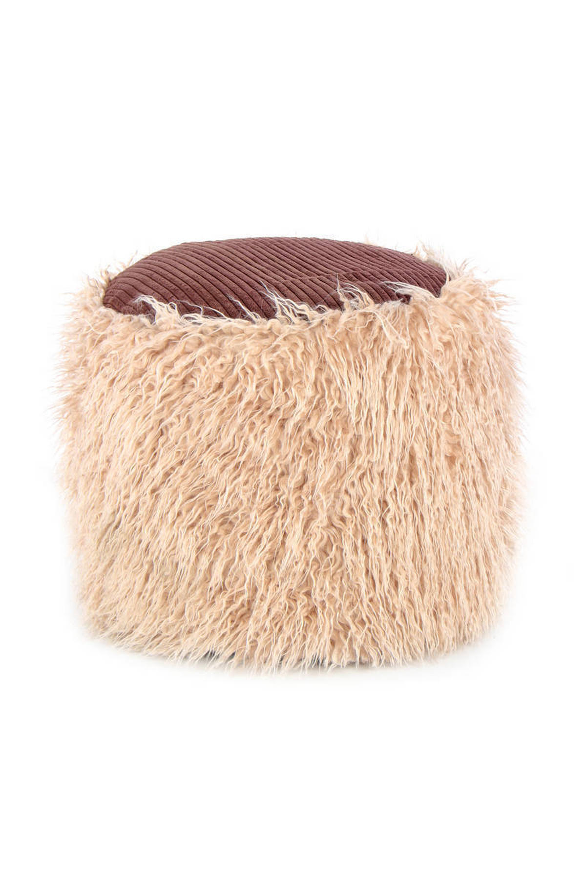 POUF 45/38/45 cm  - Beige, Basics, Kunststoff (45/38/45cm) - Kayoom