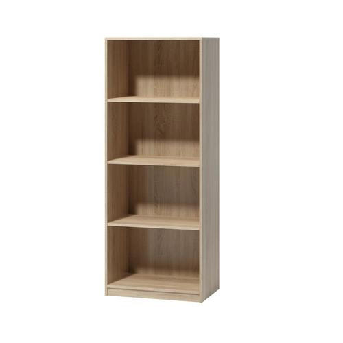 REGÁL, dub sonoma, dub, 60/153/37.6 cm - dub sonoma, Basics, drevo (60/153/37.6cm) - Carryhome