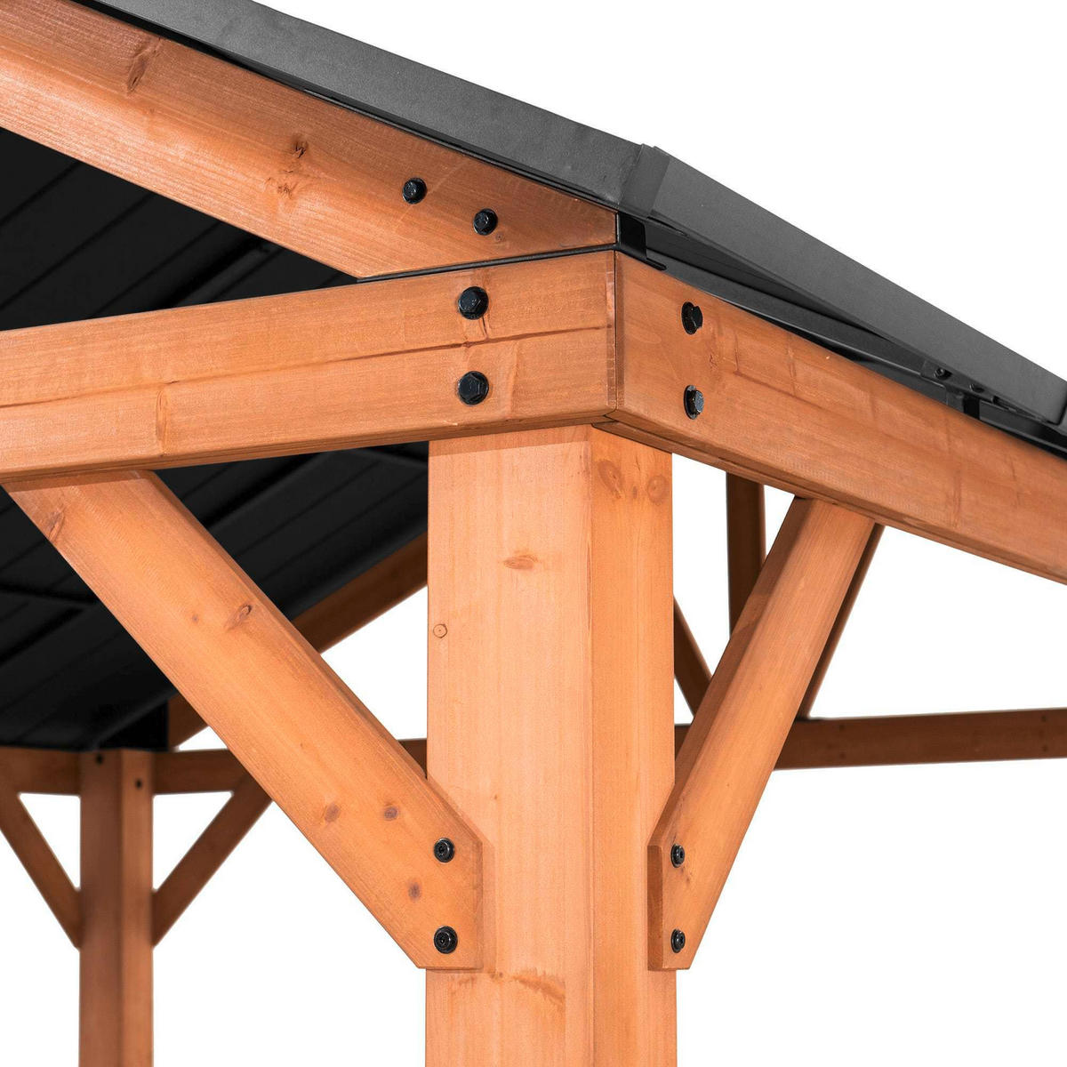 PAVILLON 399,5/291,5/335,5 cm   - Anthrazit, Basics, Holz/Kunststoff (399,5/291,5/335,5cm)