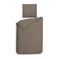 BETTWÄSCHE Banda Makosatin 155/220 cm  - Taupe, Basics, Textil (155/220cm)