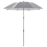 SONNENSCHIRM 156 cm Anthrazit  - Anthrazit/Grau, MODERN, Textil/Metall (156cm) - Doppler