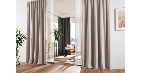 FERTIGVORHANG black-out (lichtundurchlässig) - Sandfarben, Basics, Textil (135/300cm) - Esposa