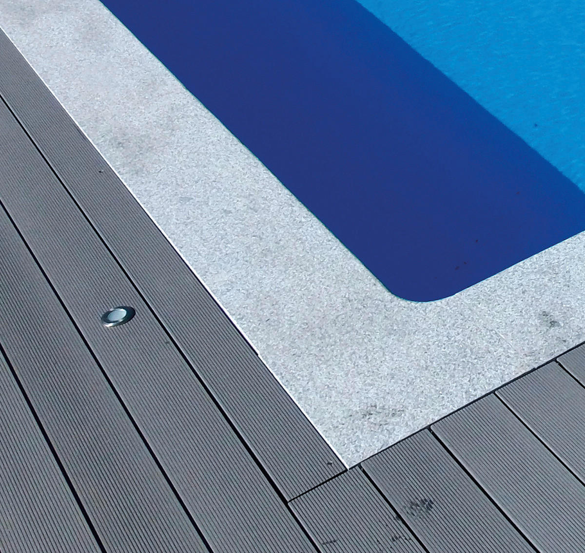 POOLUMRANDUNG 350/700 cm  - Hellgrau, MODERN, Stein (350/700cm)