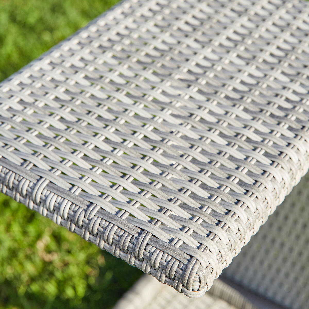 ȘEZLONG PENTRU GRĂDINĂ - gri, Konventionell, plastic/metal (71/39/200cm) - Ambia Garden