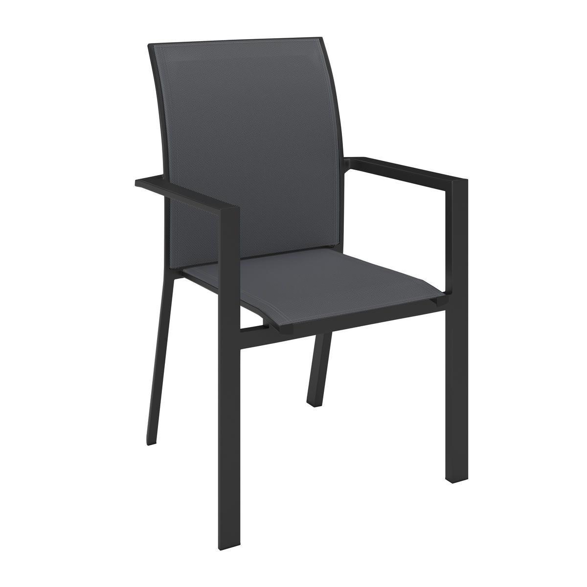 STOLICA SLOŽIVA  svijetlo siva, tamno siva  metal, tekstil      - tamno siva/svijetlo siva, Design, metal/tekstil (56/88/64cm) - Amatio