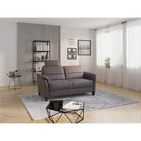 3-SITZER-SOFA Mikrofaser Braun  - Wengefarben/Braun, KONVENTIONELL, Holz/Textil (179/89/89cm) - Sit & More