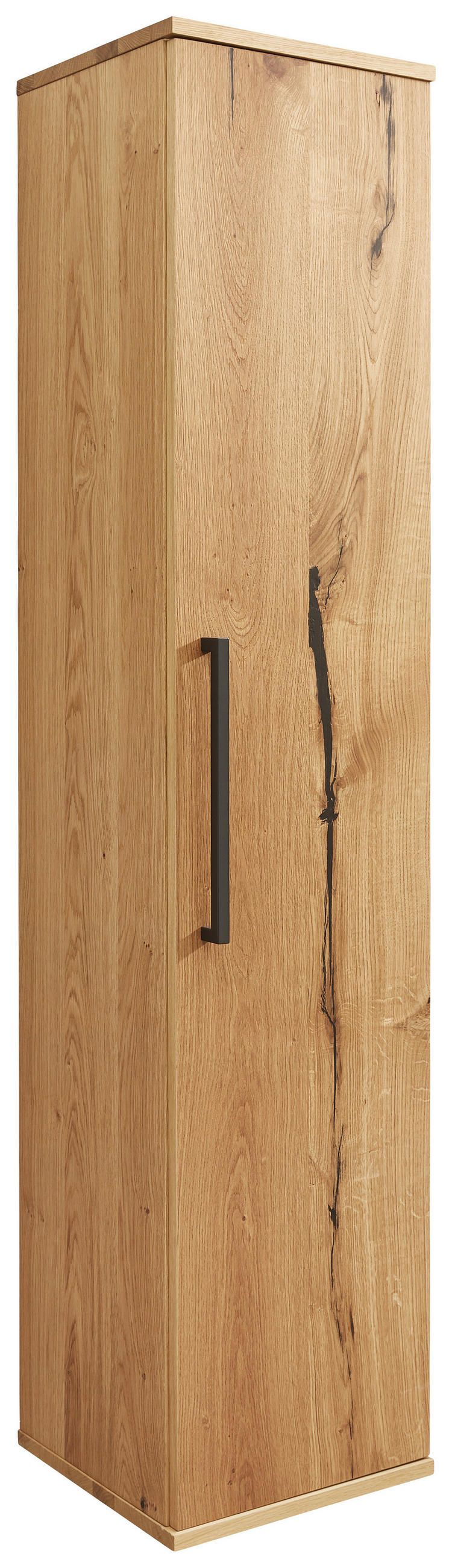 HOCHSCHRANK 35/165/37 cm  - Eichefarben/Anthrazit, Design, Glas/Holz (35/165/37cm) - Dieter Knoll