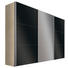 SCHWEBETÜRENSCHRANK in Sonoma Eiche - Alufarben/Sonoma Eiche, Design, Glas/Holzwerkstoff (300/236/68cm) - Hom`in SCHWEBETÜRENSCHRANK in Sonoma Eiche - Alufarben/Sonoma Eiche, Design, Glas/Holzwerkstoff (300/236/68cm) - Hom`in