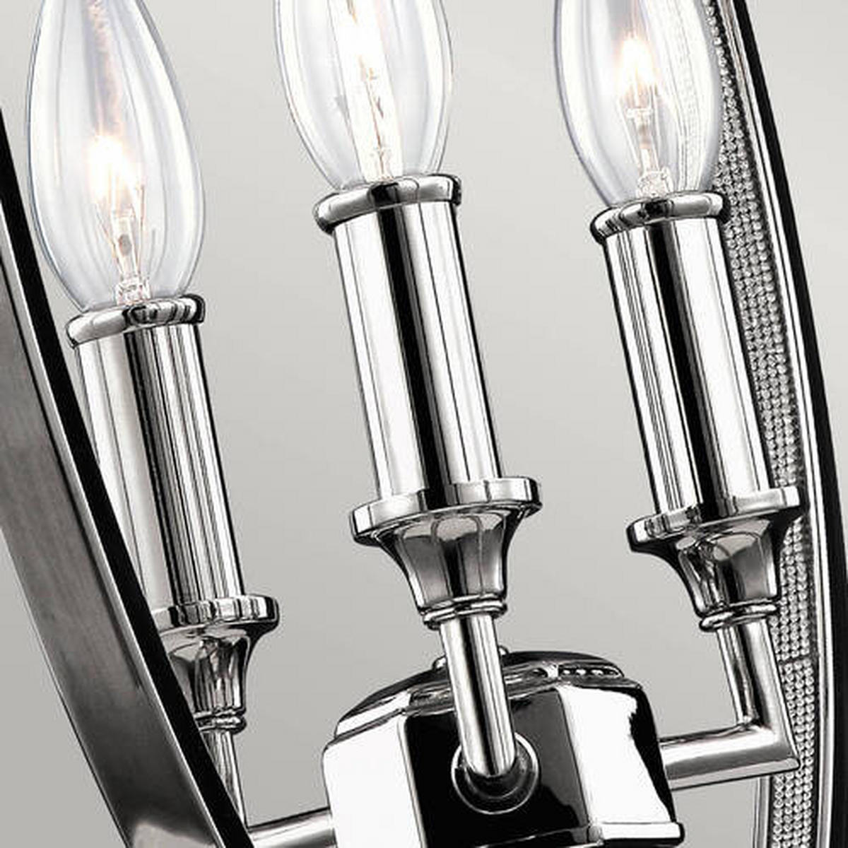 VISEČA SVETILKA  Elstead Corinne      43.2/67.9 cm      E14 - barve niklja, Konvencionalno, kovina (43.2/67.9cm) - Elstead Lighting