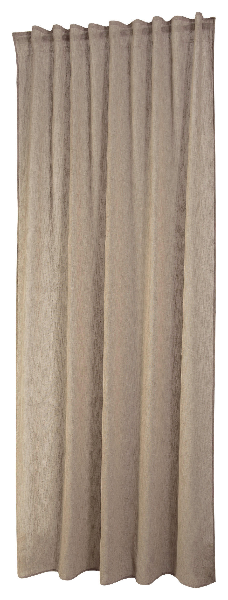 HOTOVÝ ZÁVES, polopriehľadné, 140/245 cm - taupe, Basics, textil (140/245cm) - Esposa
