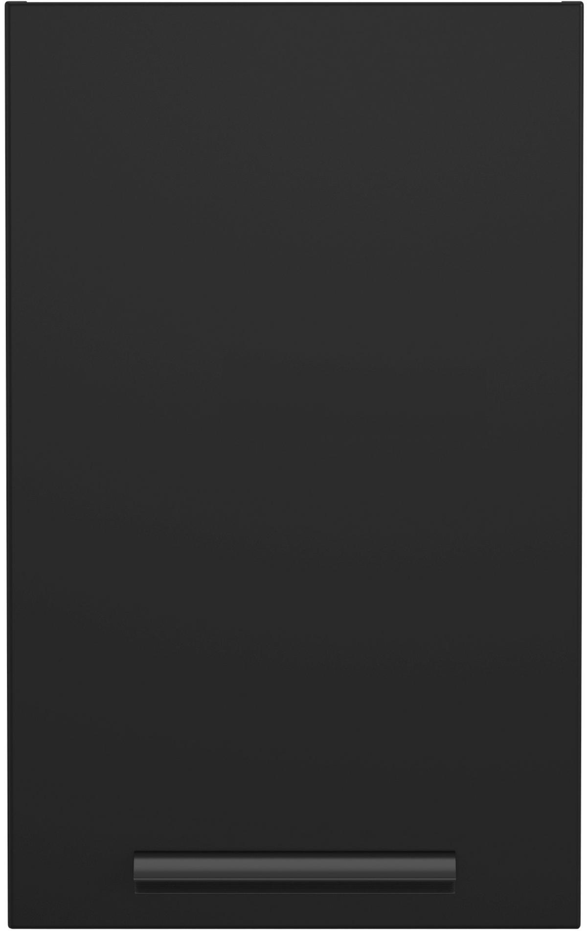 HÄNGESCHRANK 40/64/20 cm  - Schwarz, KONVENTIONELL, Holzwerkstoff/Metall (40/64/20cm) - Xora