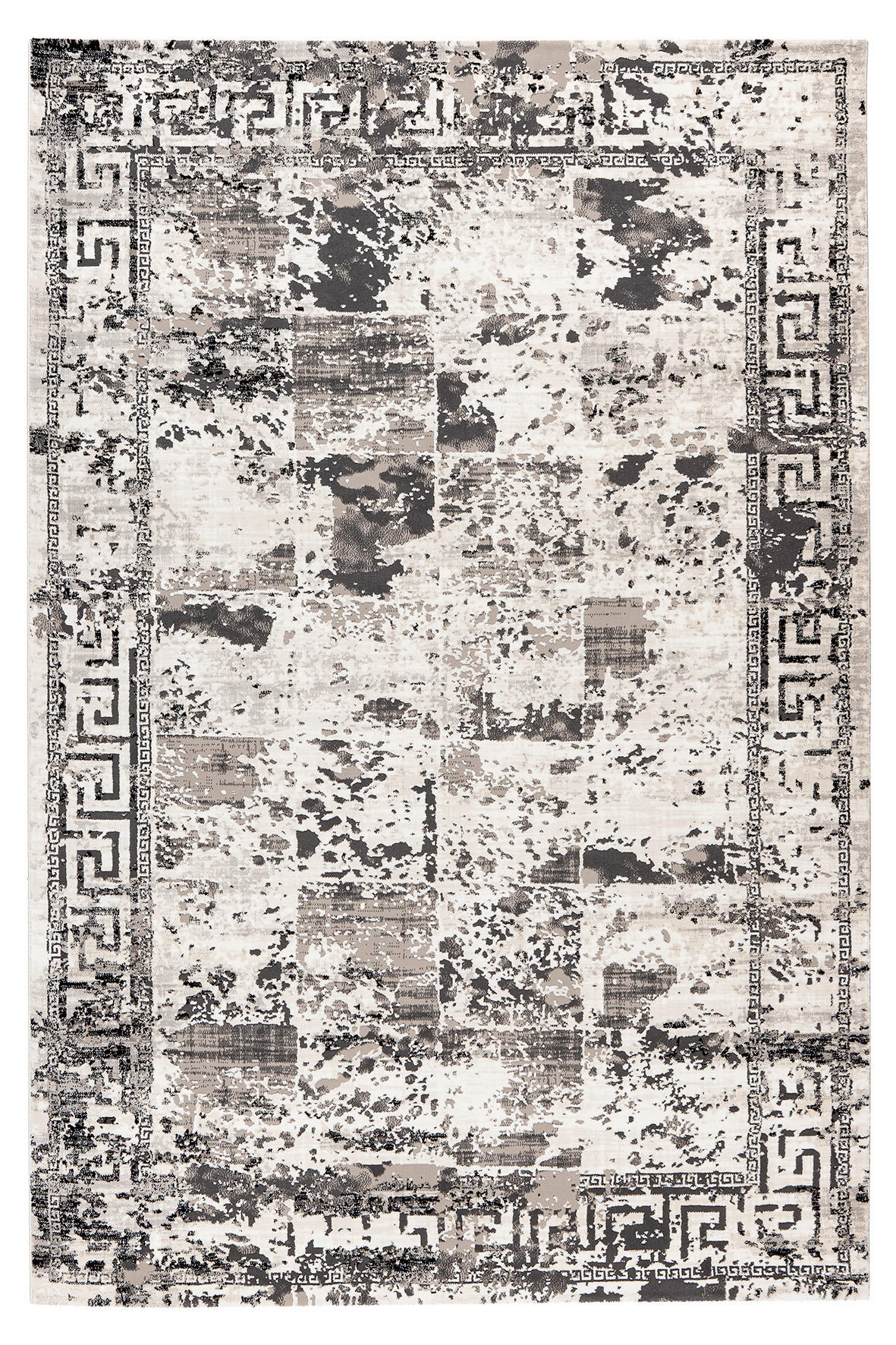WEBTEPPICH 160/230 cm My Opal  - Schwarz/Grau, Lifestyle, Textil (160/230cm)