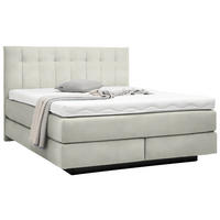 BOXSPRINGBETT 160/200 cm  in Naturfarben  - Schwarz/Naturfarben, Design, Holzwerkstoff/Kunststoff (160/200cm) - Beldomo - Sleep